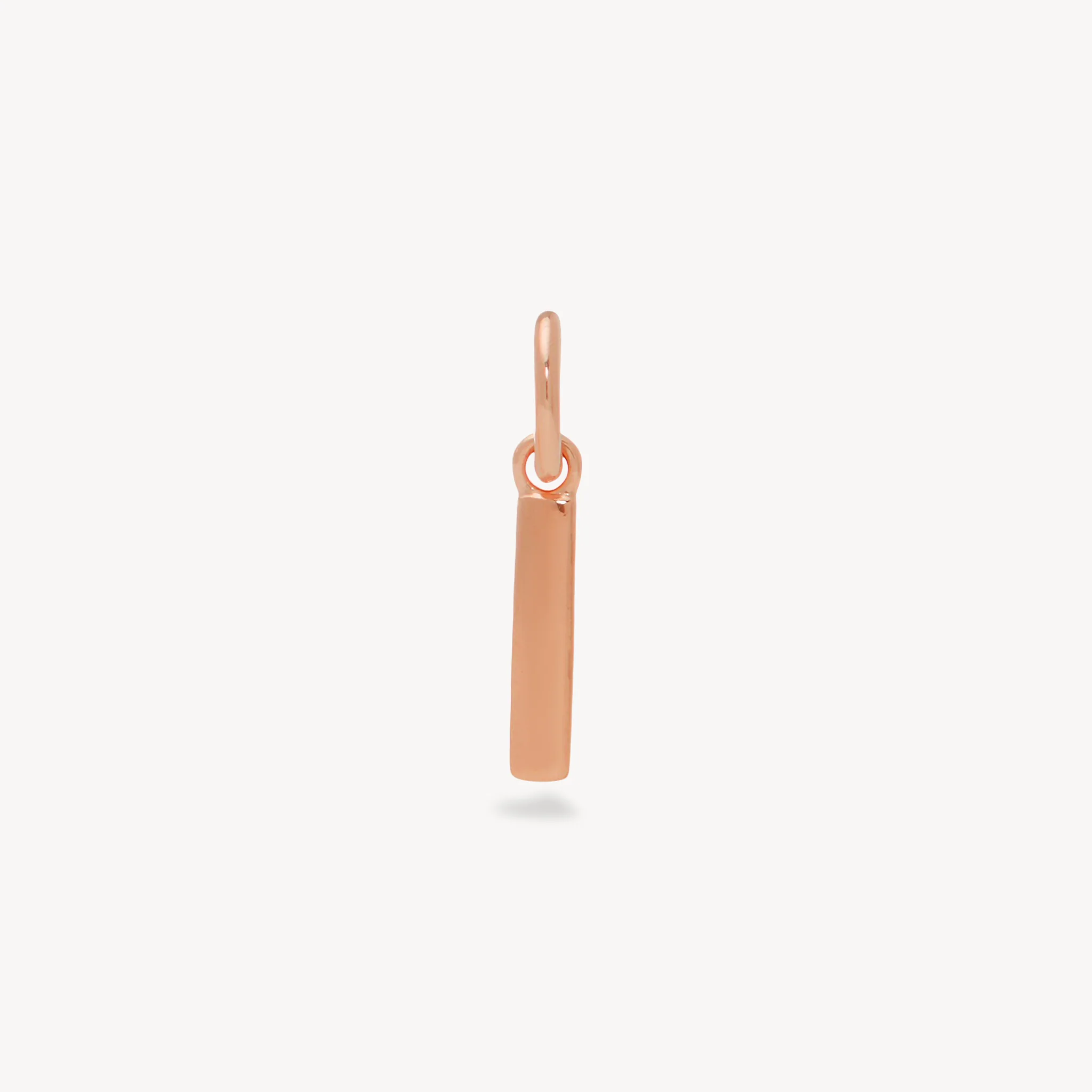 14k Rose Gold Vermeil Letter Necklace - Image 11