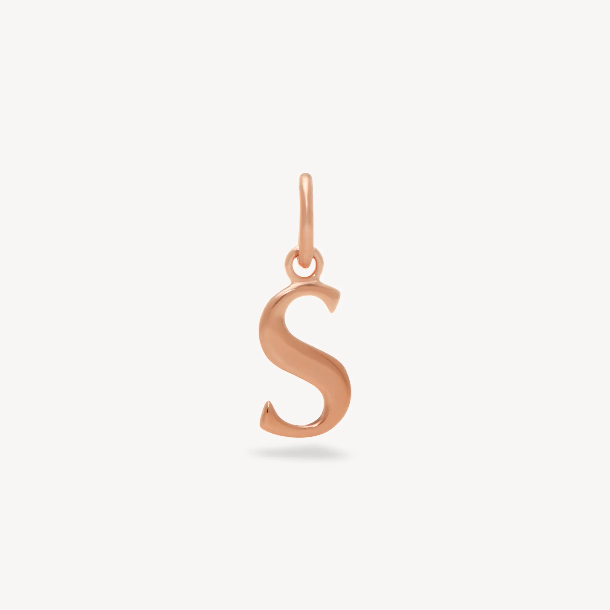 14k Rose Gold Vermeil Letter Necklace - Image 21