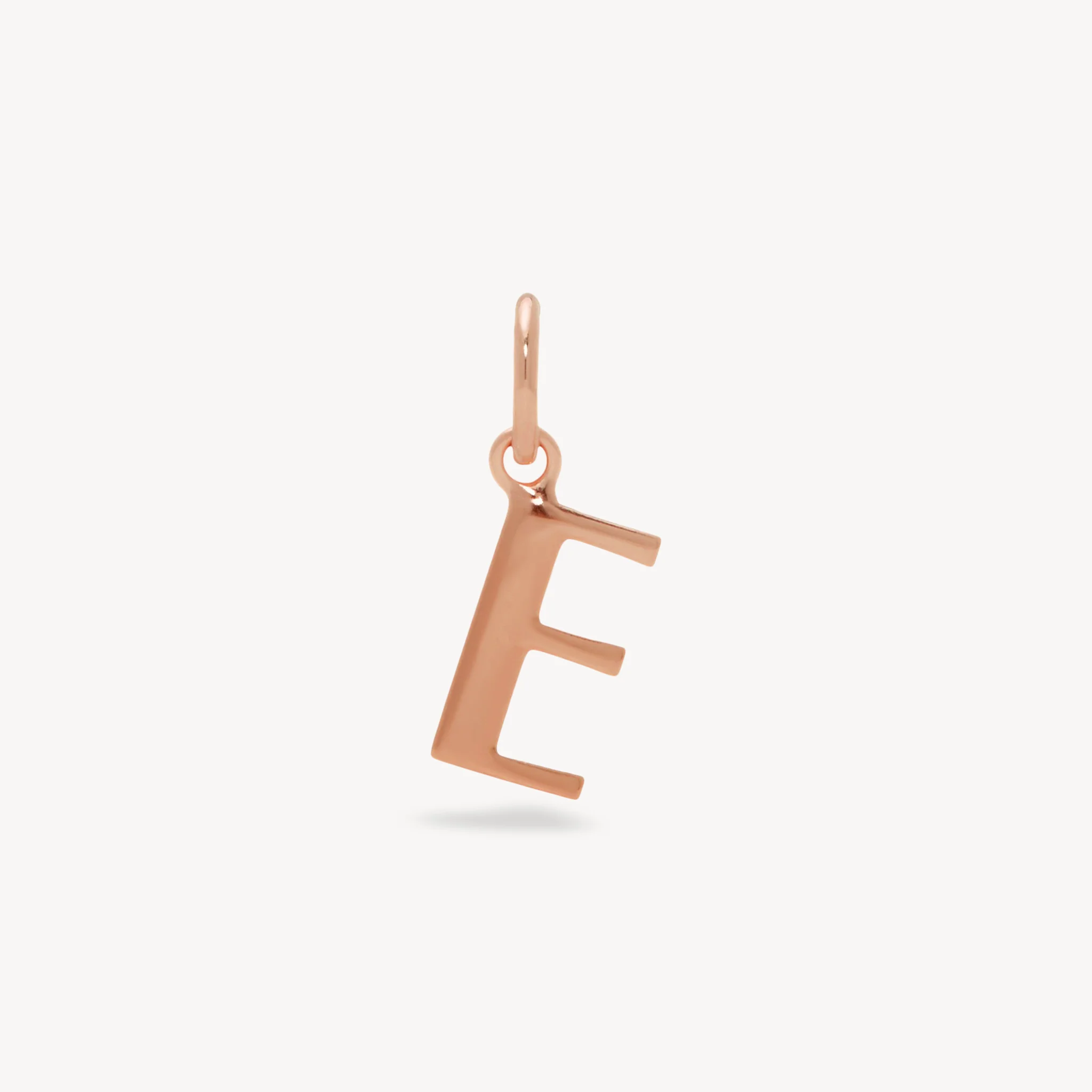 14k Rose Gold Vermeil Letter Necklace - Image 7