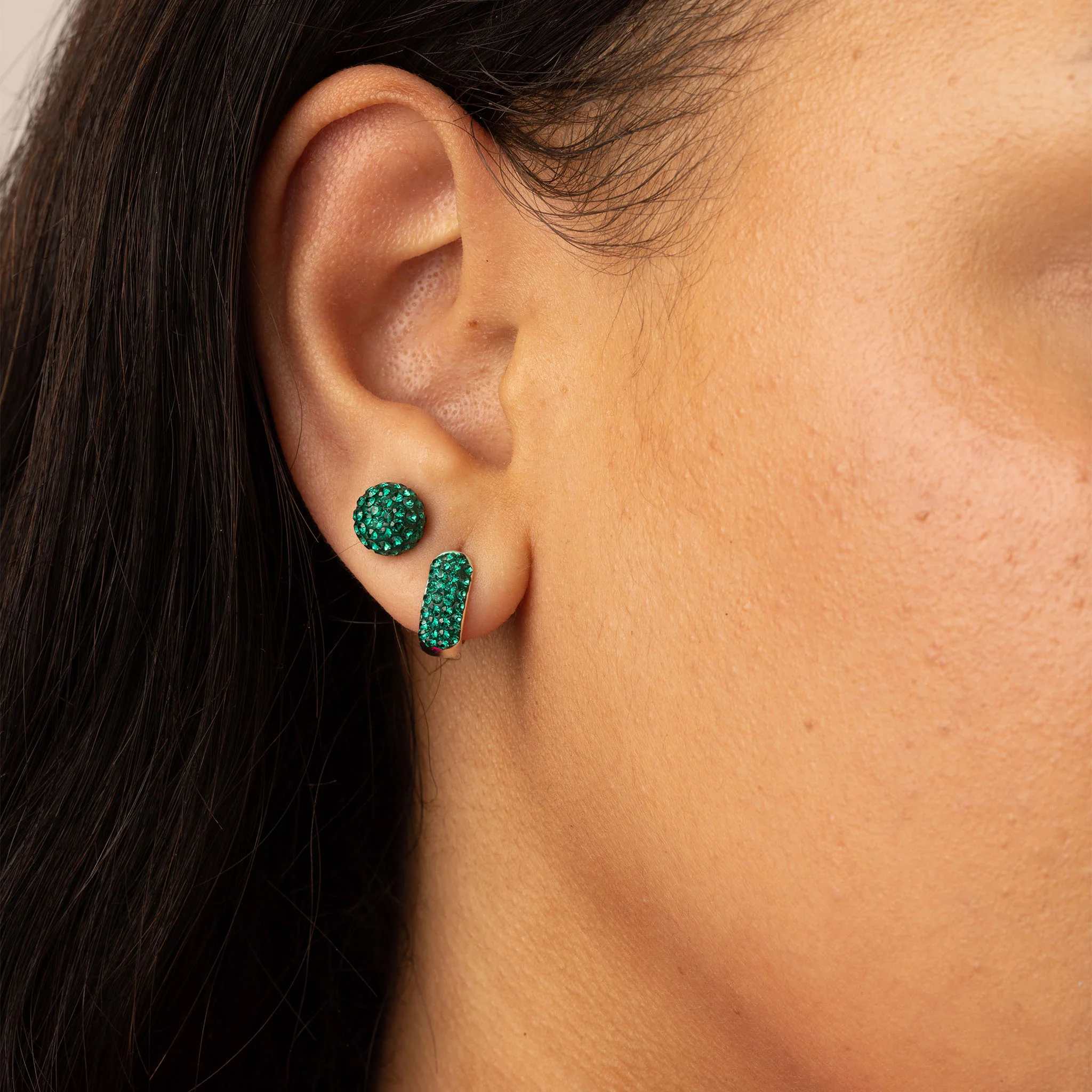 Small Birthstone Sparkle Ball™ Stud Earrings - Image 7