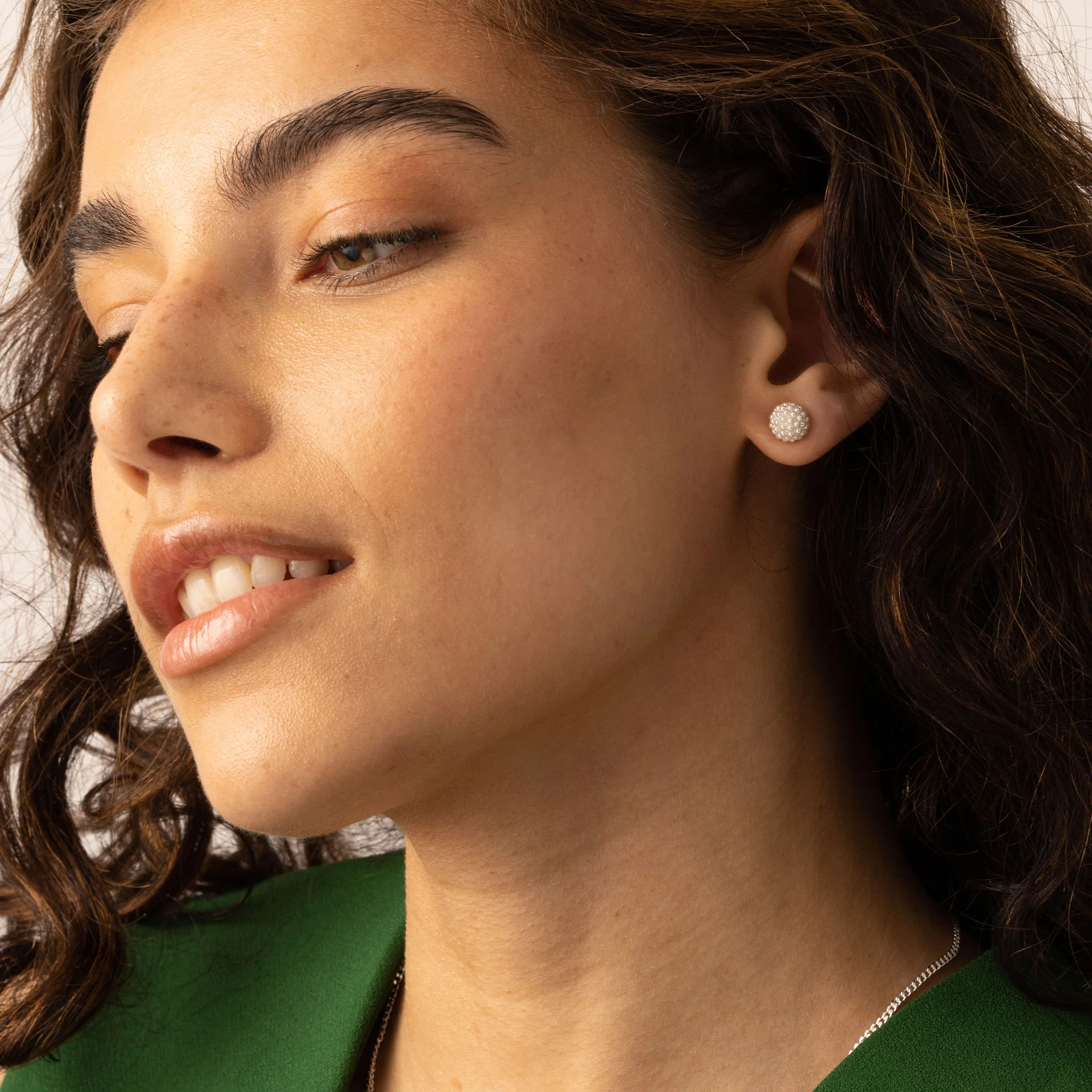 Small Birthstone Sparkle Ball™ Stud Earrings - Image 9