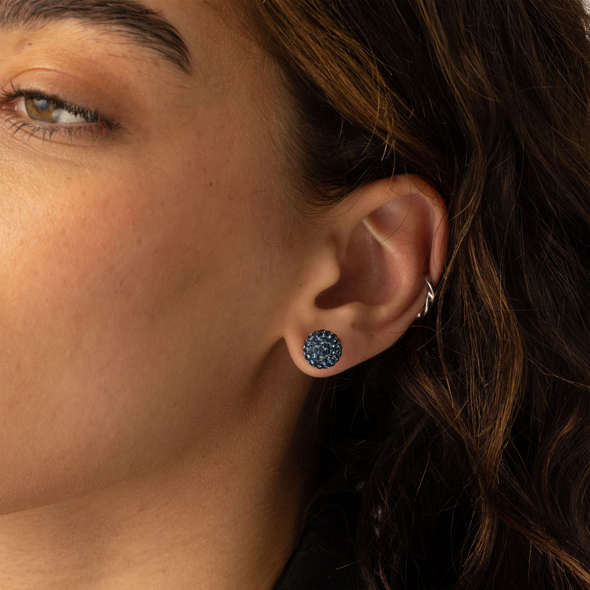 Medium Birthstone Sparkle Ball™ Stud Earrings - Image 17