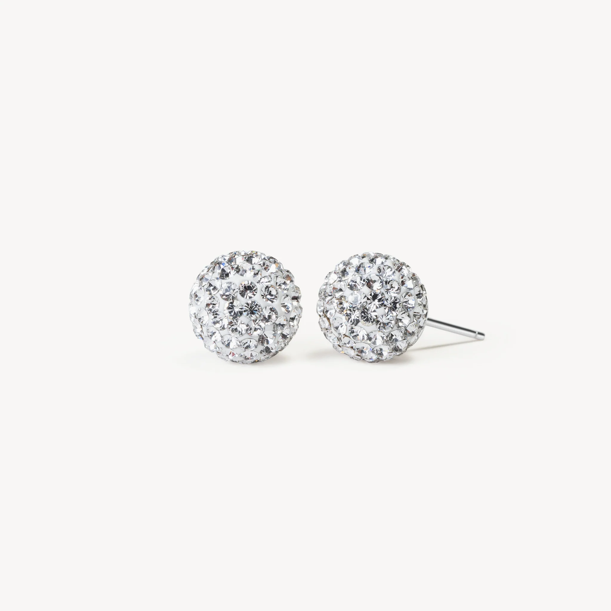 Medium Birthstone Sparkle Ball™ Stud Earrings - Image 6