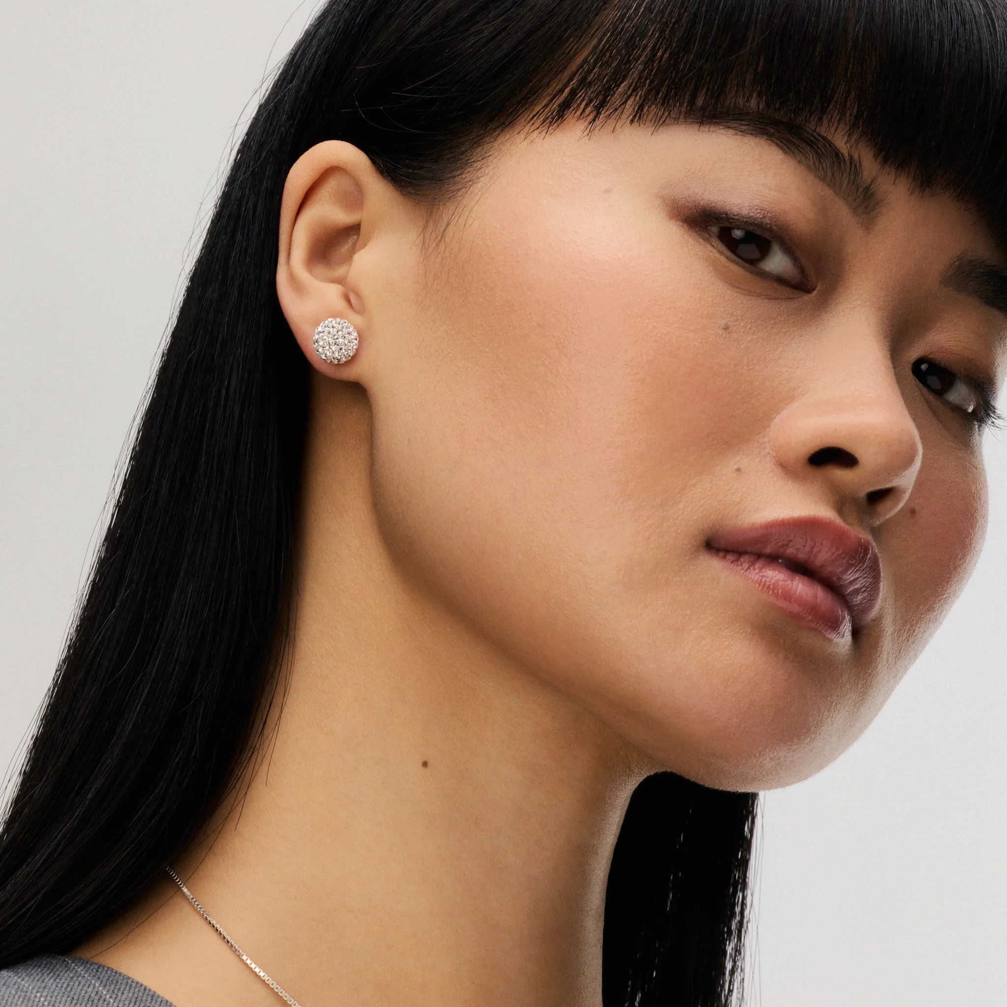 Medium Birthstone Sparkle Ball™ Stud Earrings - Image 7