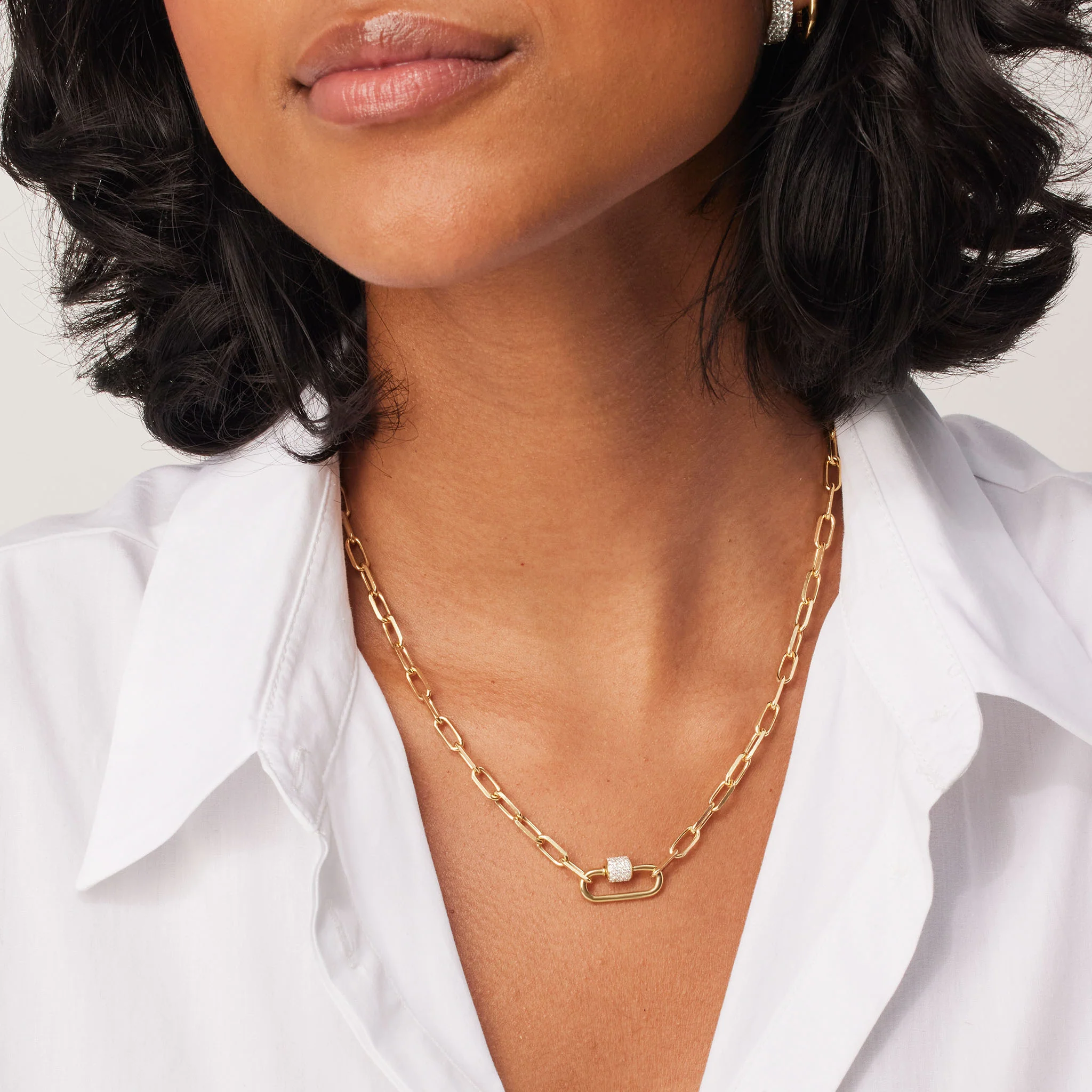 Clip Chain Charm Necklace Base - Image 3