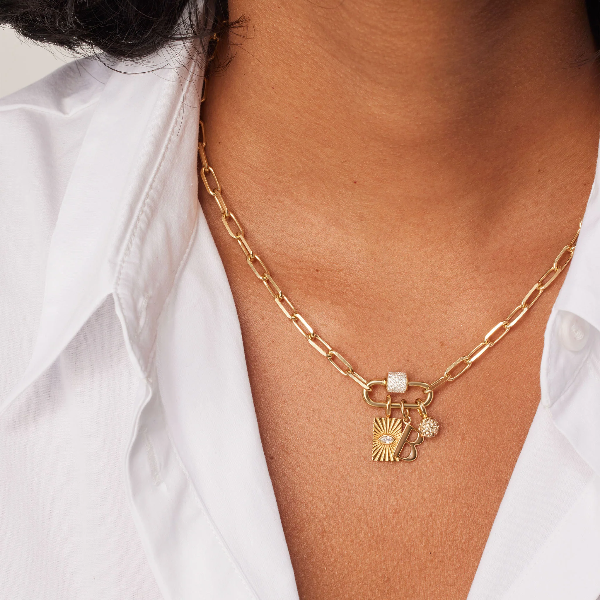 Clip Chain Charm Necklace Base - Image 5