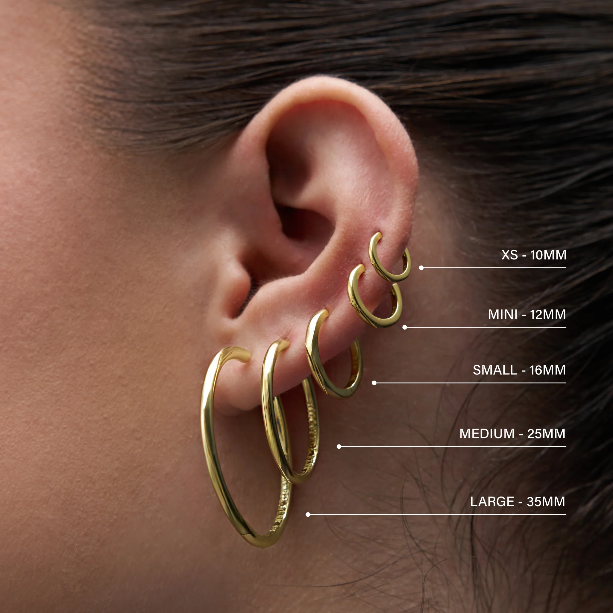 Mini Hoop Earrings - Image 4