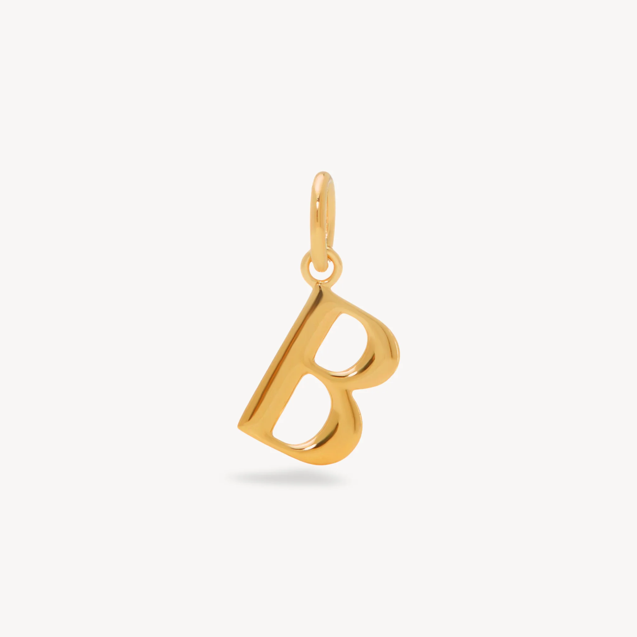 14k Gold Vermeil Letter Necklace - Image 4