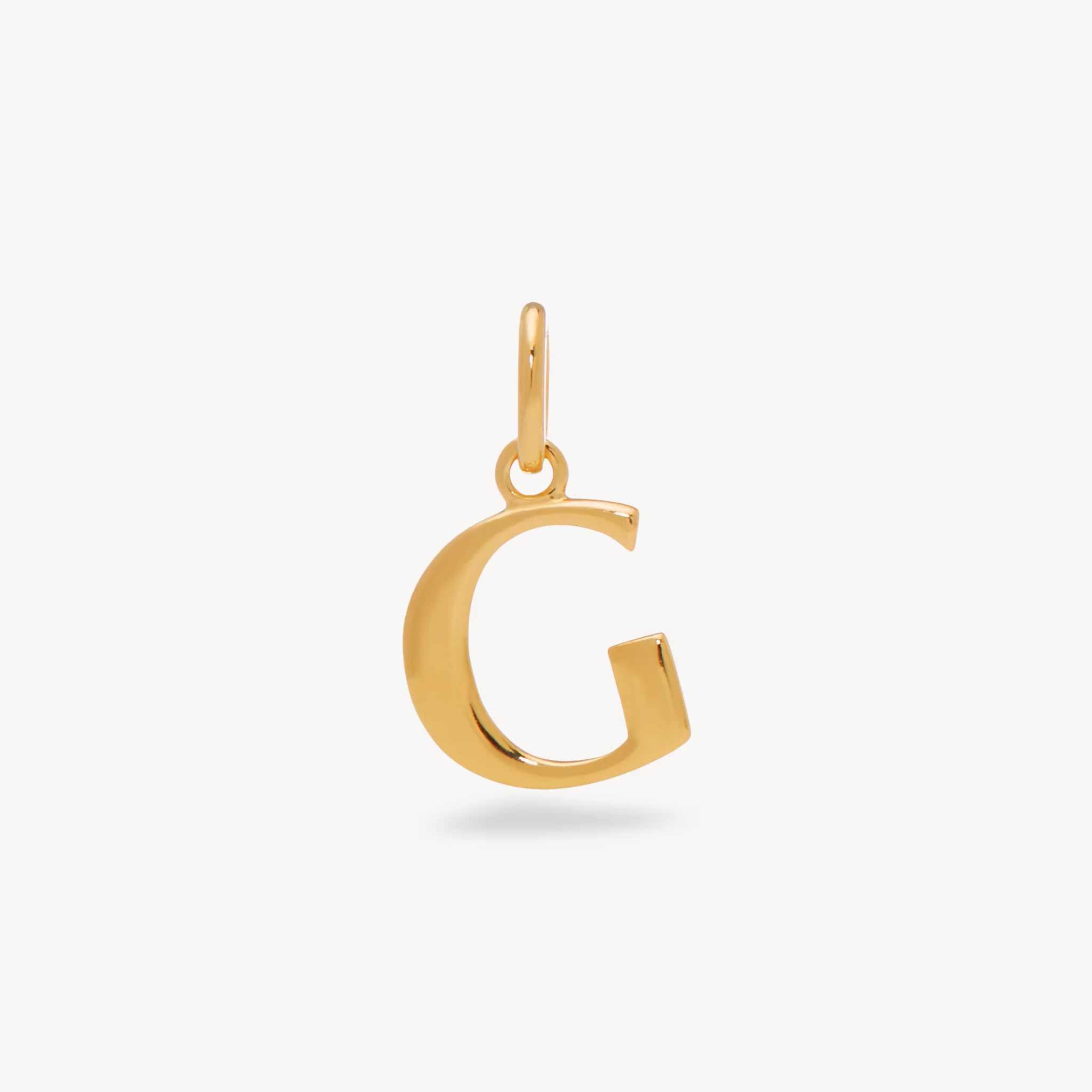 14k Gold Vermeil Letter Necklace - Image 9