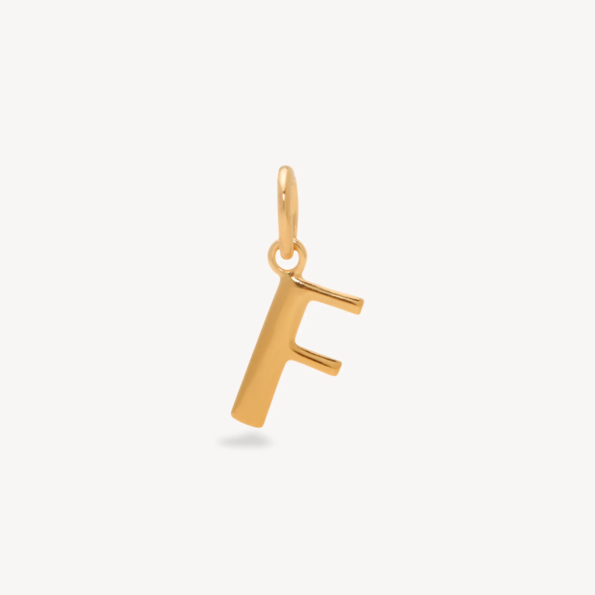 14k Gold Vermeil Letter Charm - Image 9