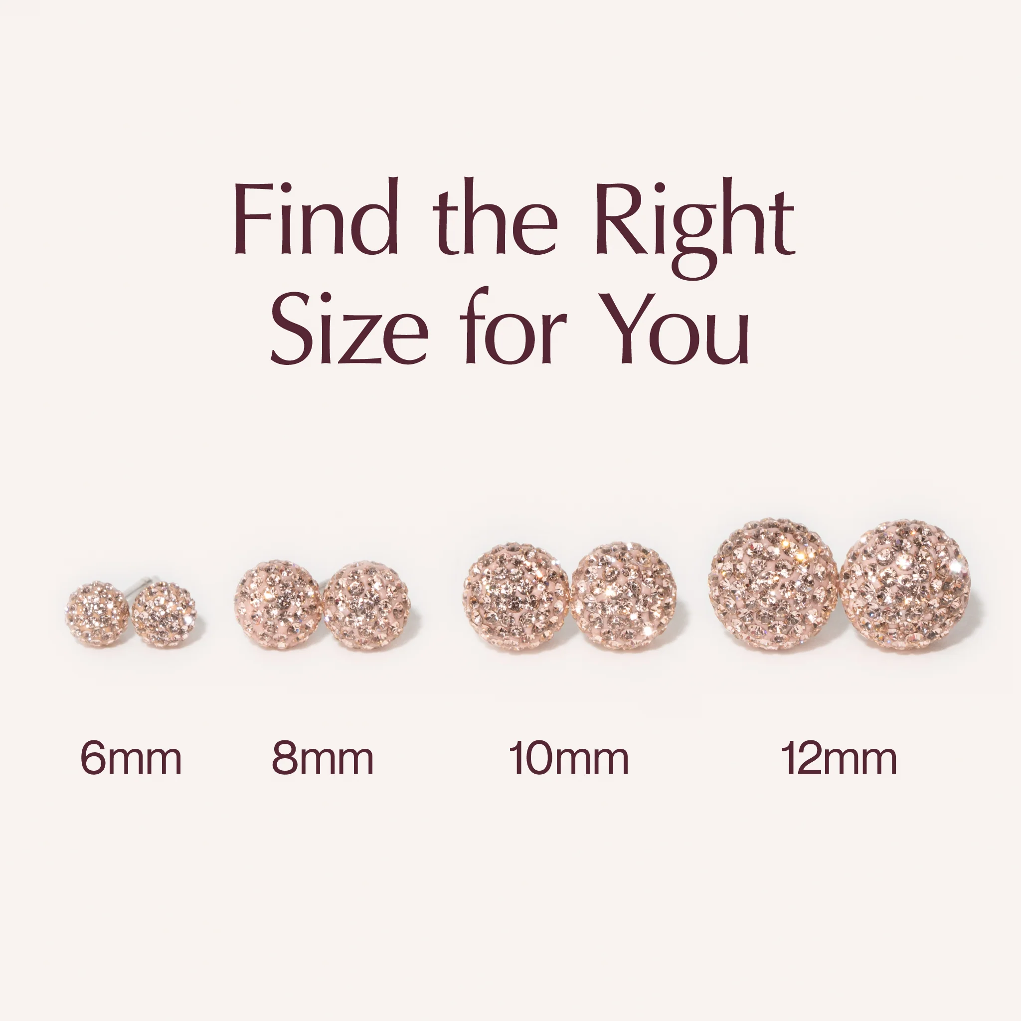 Medium Sparkle Ball™ Stud Earrings - Image 17