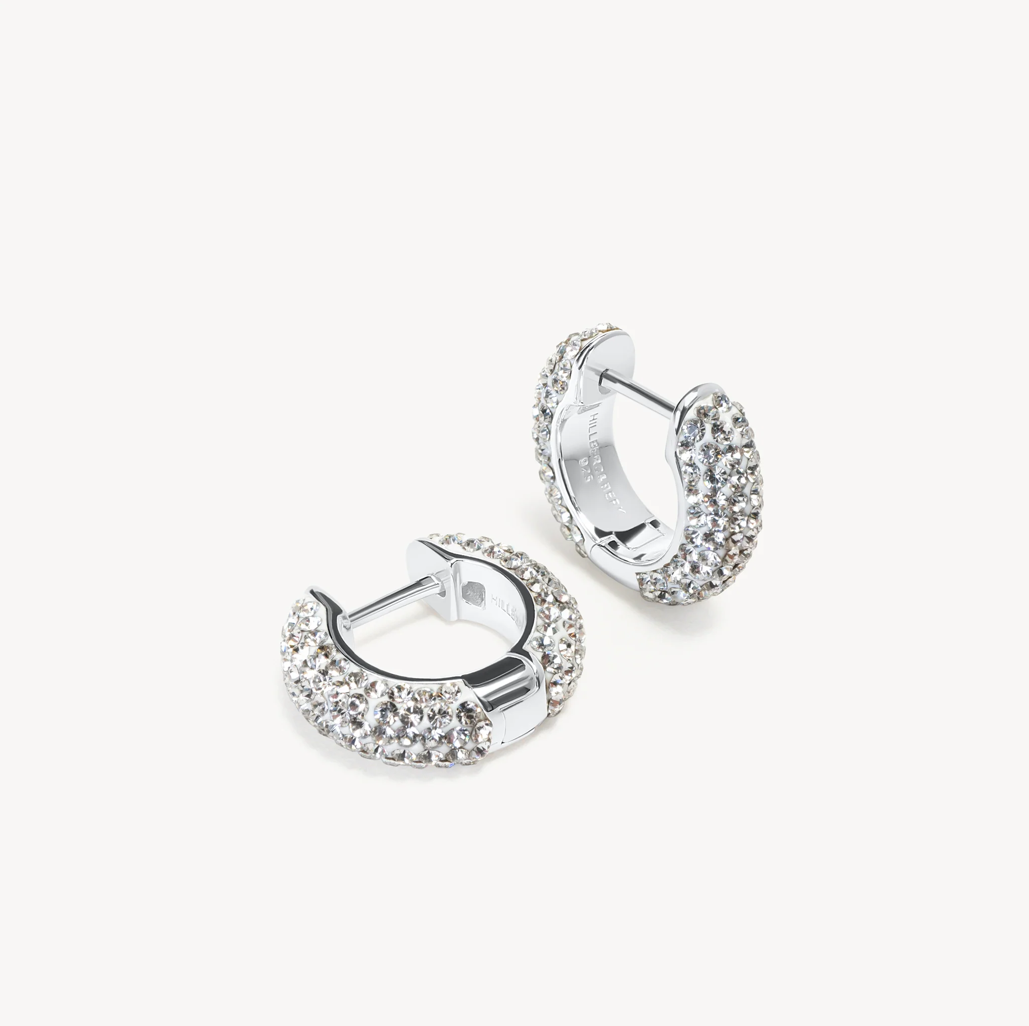 Small Sparkle Hoop Earrings - Image 12