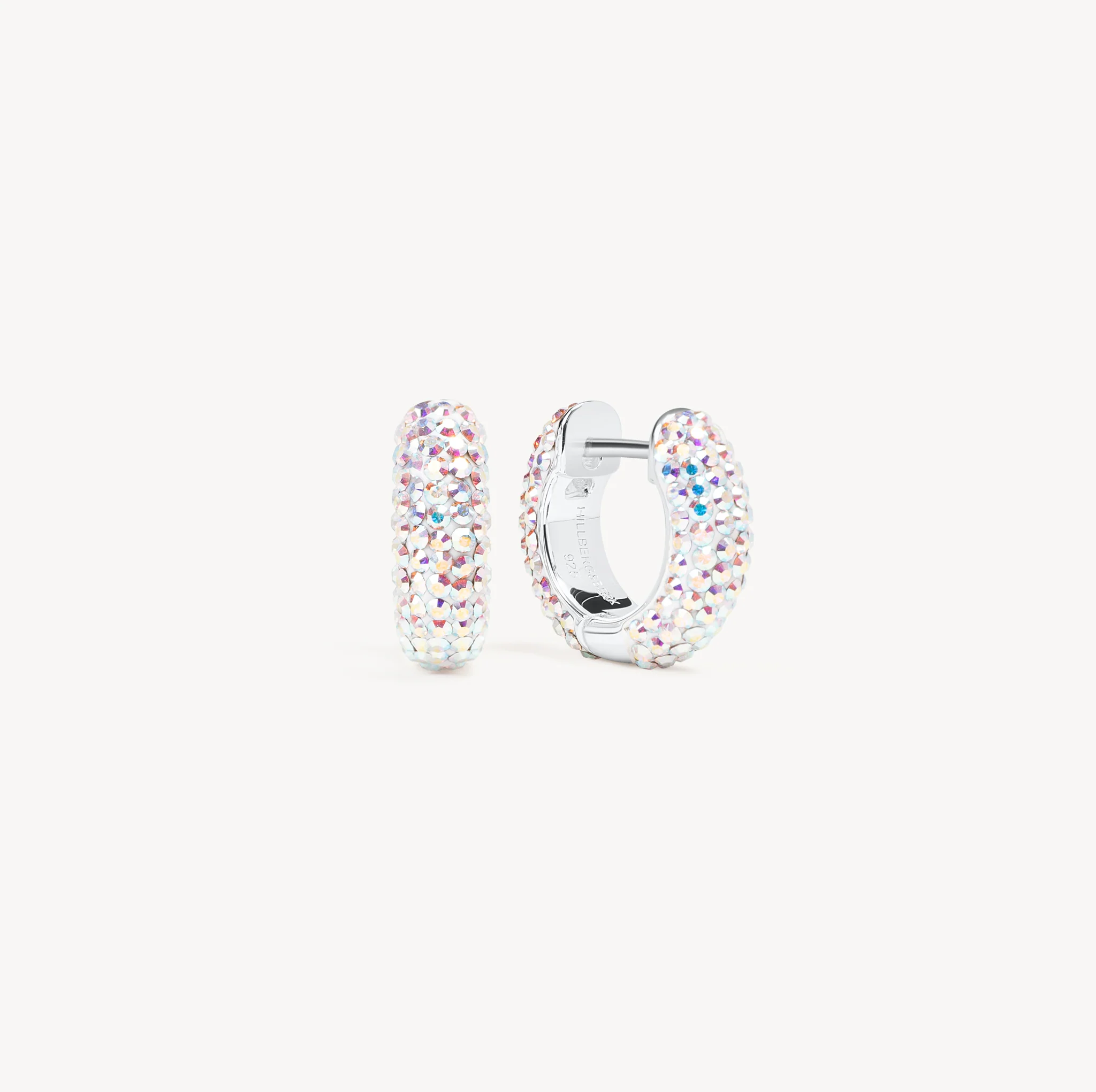 Small Sparkle Hoop Earrings - Image 8