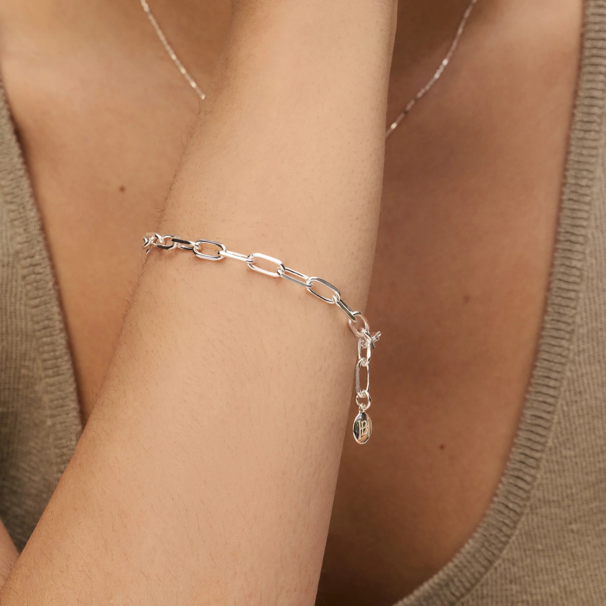 Paper Clip Chain Bracelet - Image 4