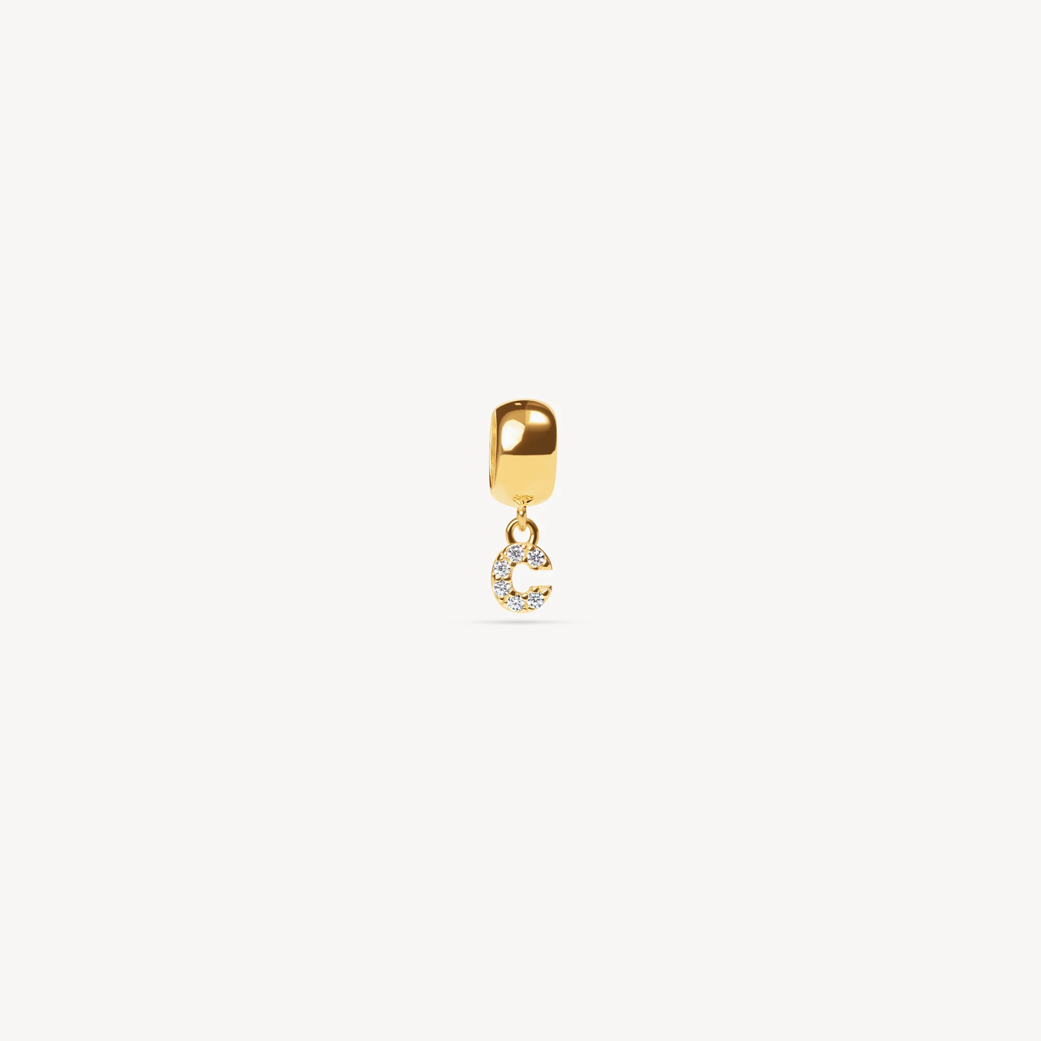 Pavé Letter Bead Charm - Image 7