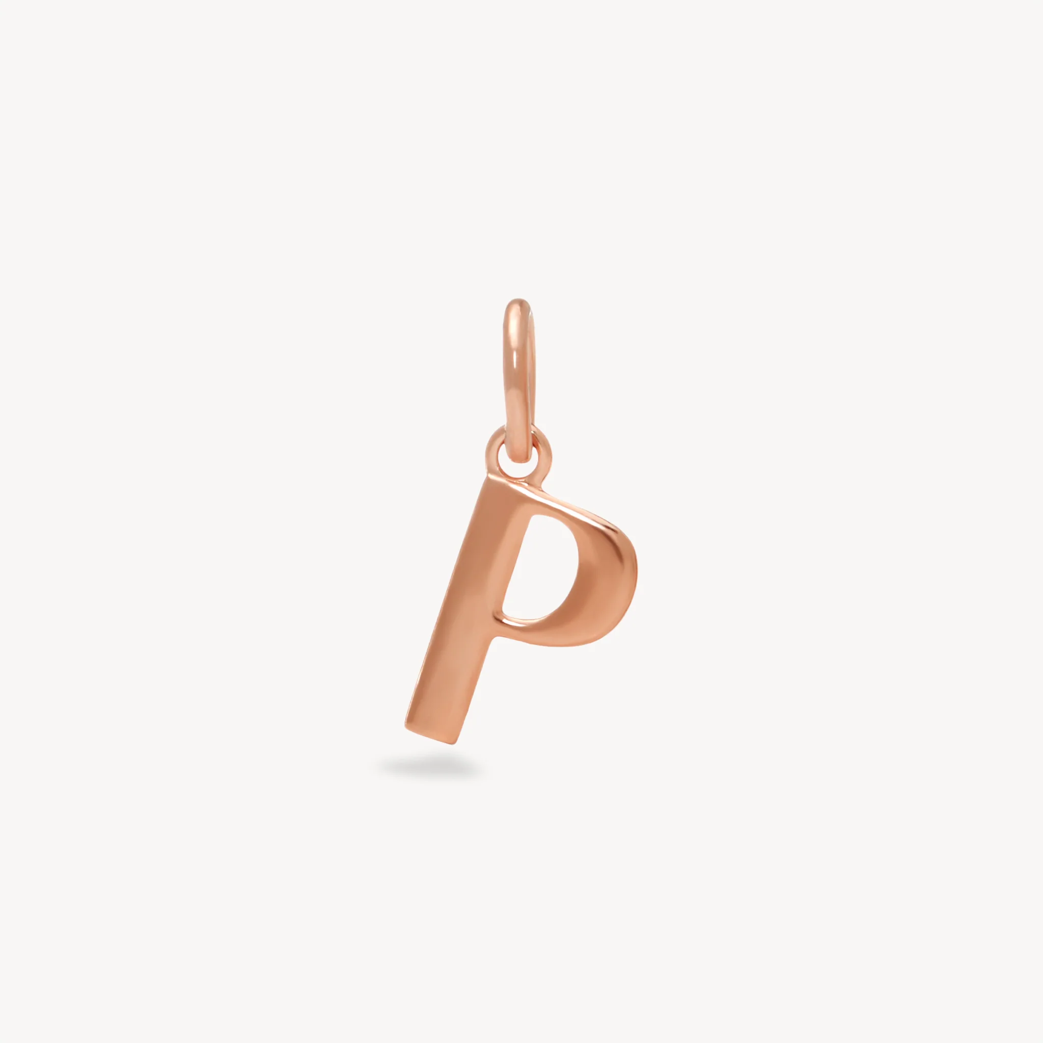 14k Rose Gold Vermeil Letter Charm - Image 19