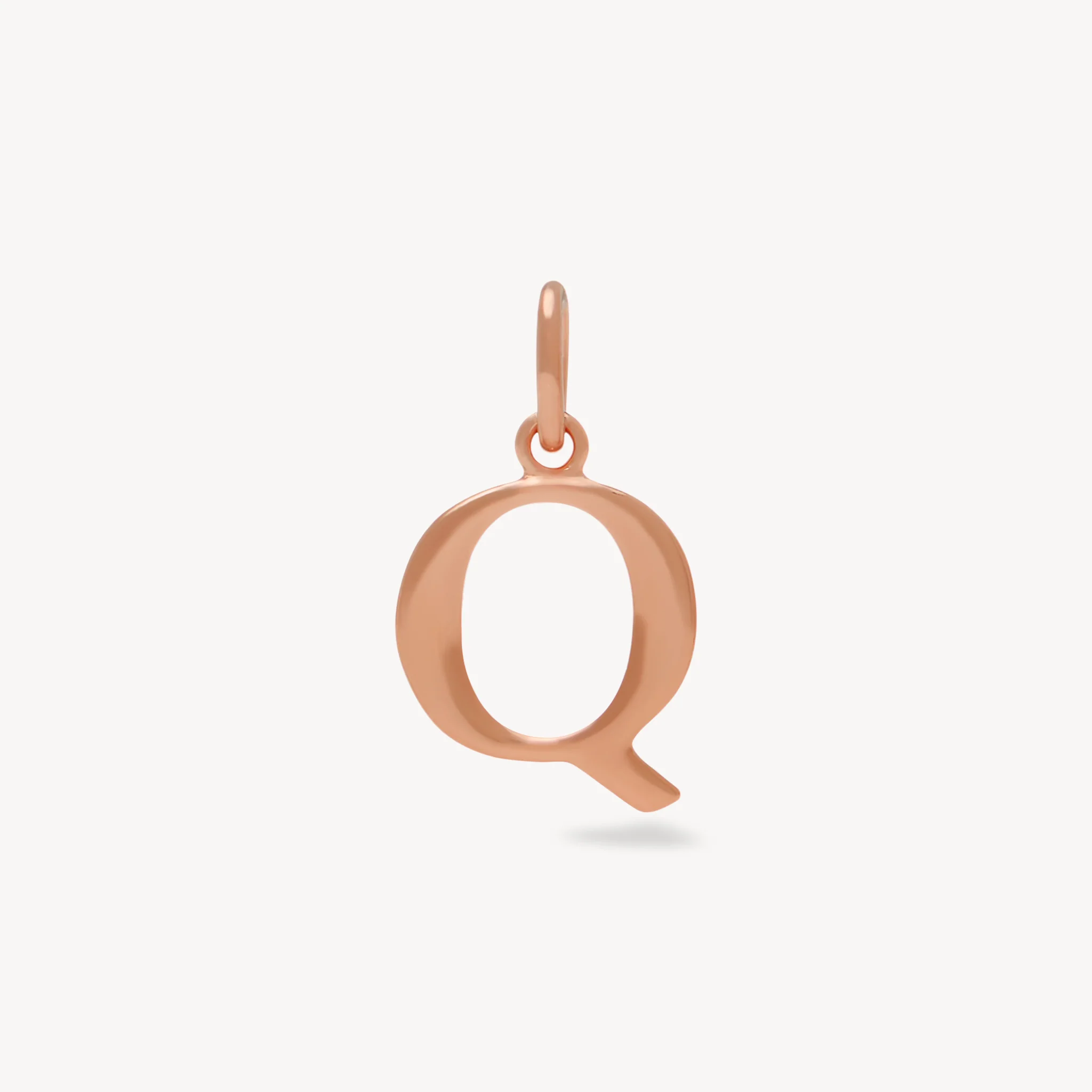 14k Rose Gold Vermeil Letter Charm - Image 20