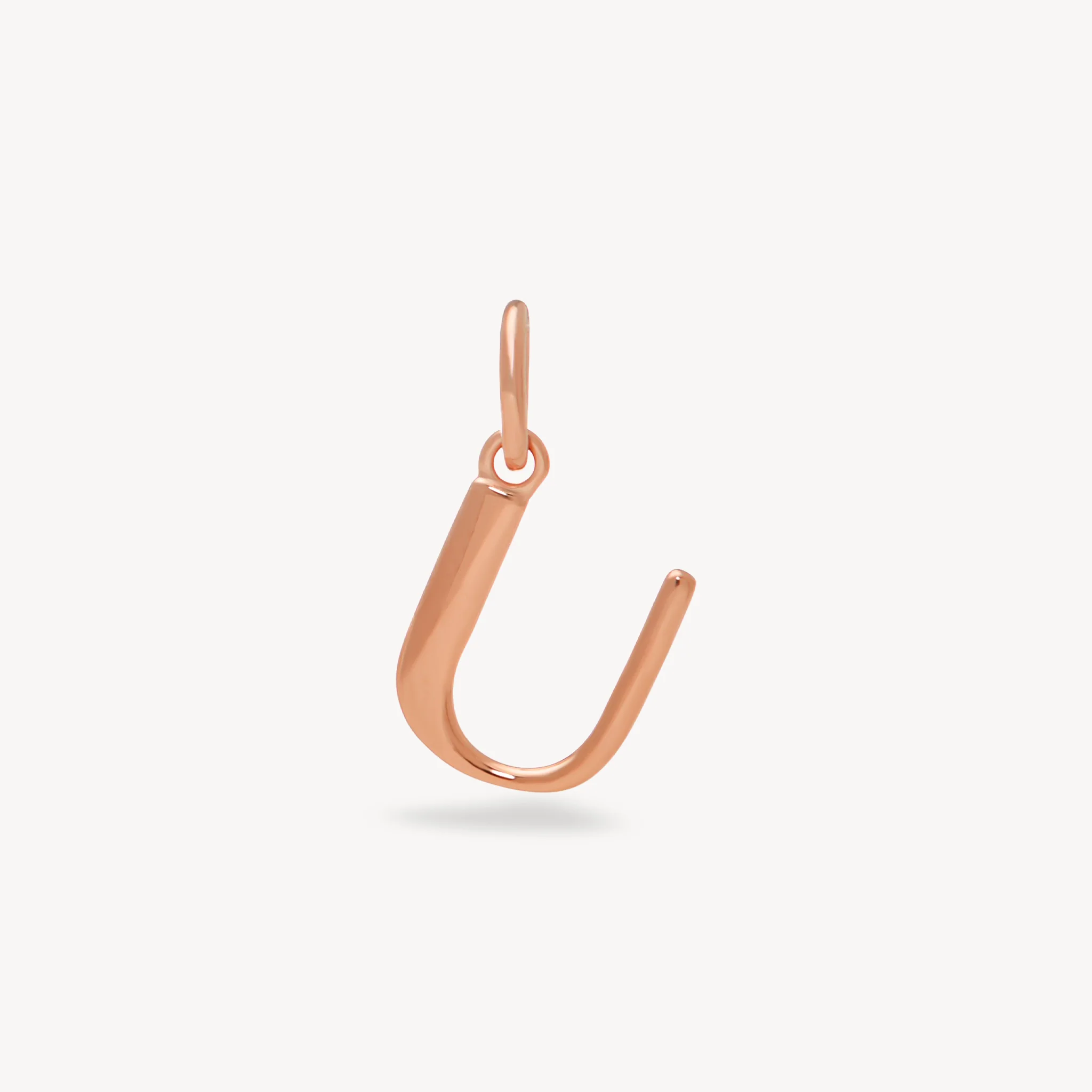 14k Rose Gold Vermeil Letter Charm - Image 24