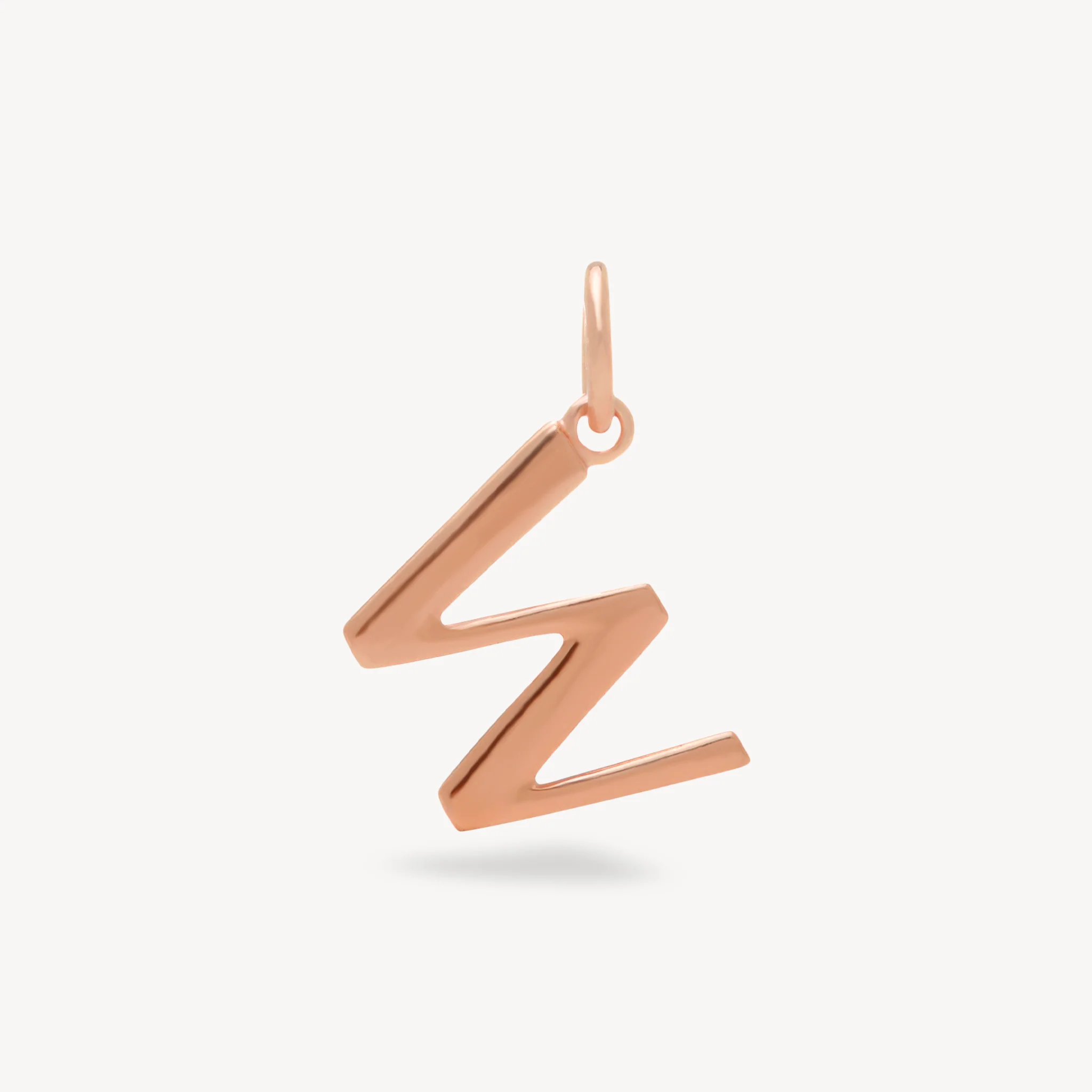 14k Rose Gold Vermeil Letter Charm - Image 26