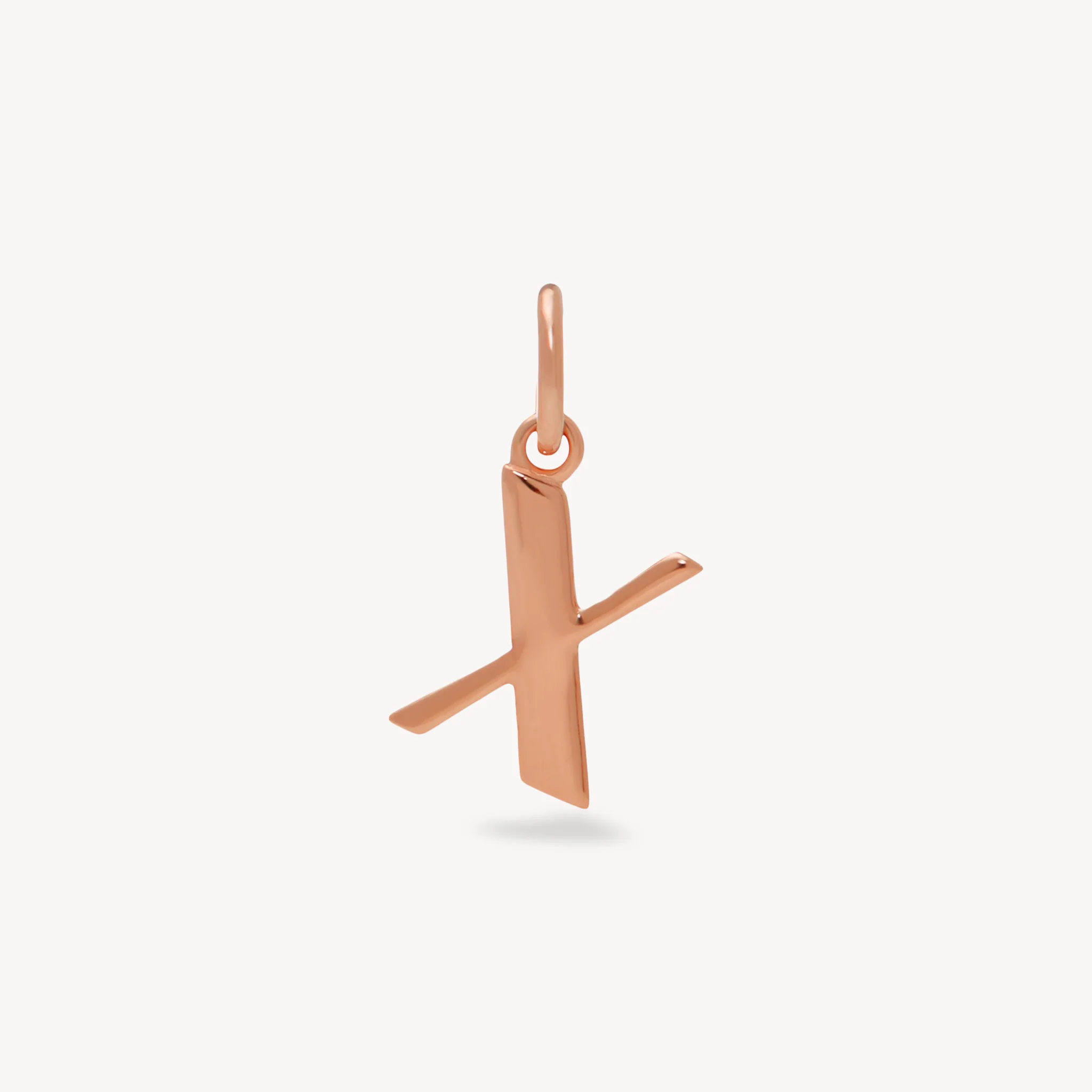 14k Rose Gold Vermeil Letter Charm - Image 27