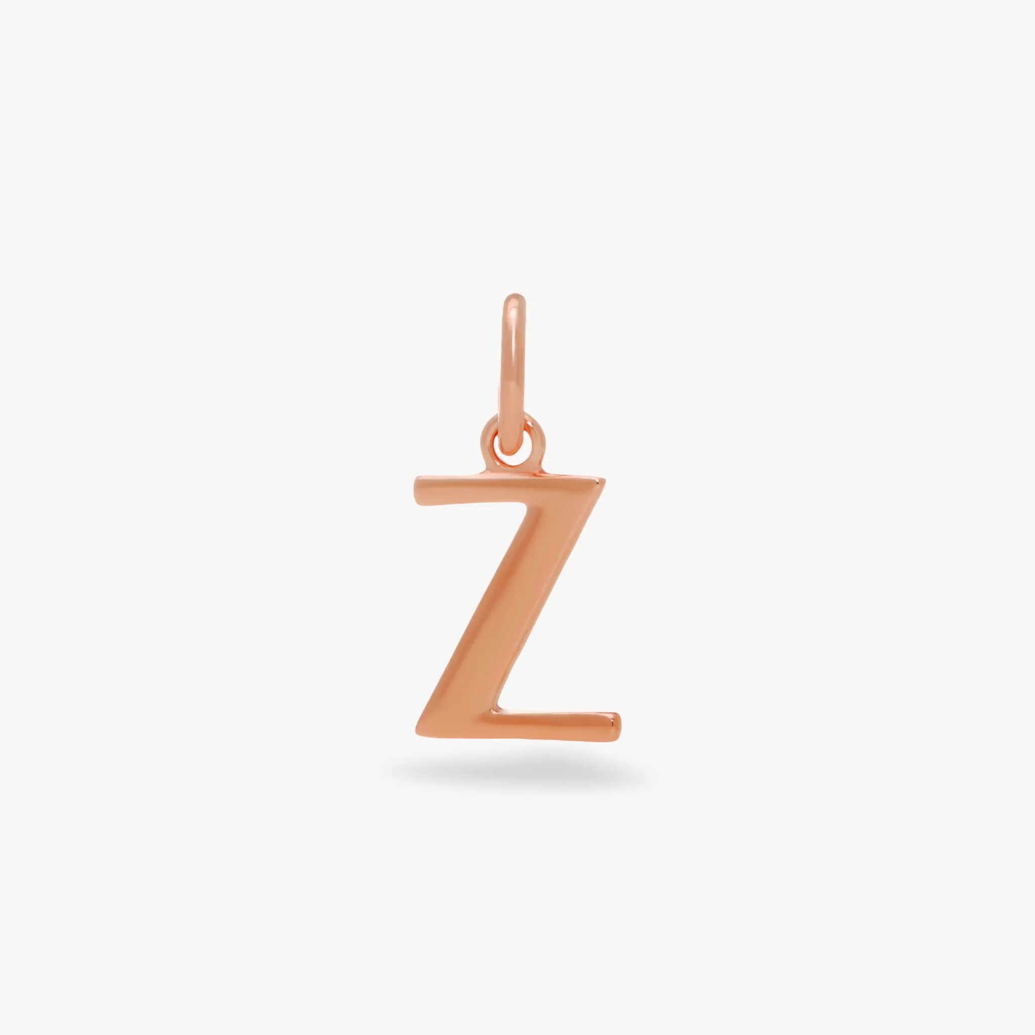 14k Rose Gold Vermeil Letter Charm - Image 29