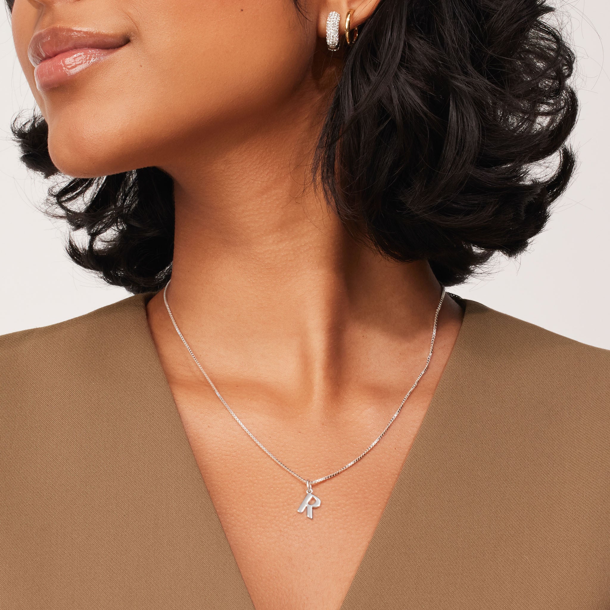 Sterling Silver Letter Charm - Image 3